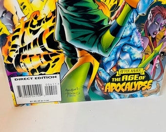 X-men #1 Comic Book Marvel Vtg 1995 the Astonishing Age Apocalypse