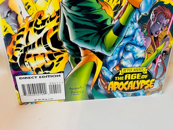 X-men #1 Comic Book Marvel Vtg 1995 the Astonishing Age Apocalypse