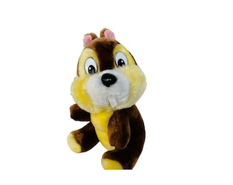 Walt Disney Plüsch Stofftier Spielzeug Figur vtg Chip Dale Chipmunk Disneyland
