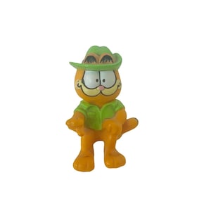 Garfield toy Figure shelf sitter vtg Safari cartoon Odie Jim Davis 1977 cat John
