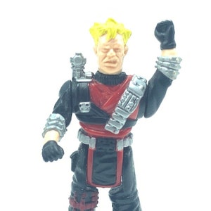 MASK KENNER TOYS M.A.S.K. vintage action figure retro vtg vehicle driver Vampire Floyd Malloy red motorcycle 2 image 2