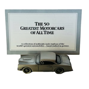 Danbury Mint Greatest Motorcars car pewter model coa 1955 Mercedes Benz facel vega paperwork