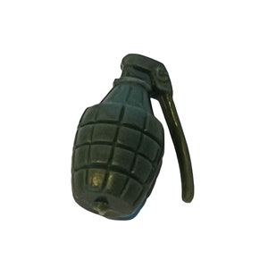 1960s Gi Joe action figure toy accessories parts accessory weapons ORIGINAL military soldier memorabilia Hasbro clothes hand grenade green