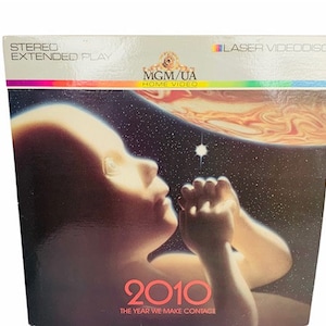 LASER DISC VINTAGE Movie laserdiscs electronic videodisc 12 inch 12" original case film 1984 sci fi 2010 year contact Roy Scheider Lithgow