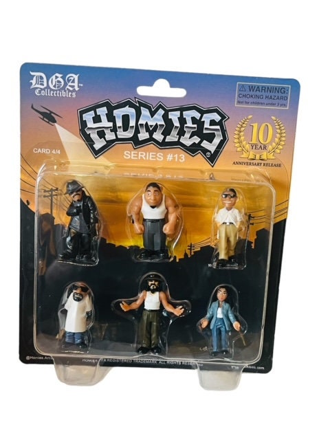 Homie Rollerz Lowrider Cars With Homies Figures Complete Set