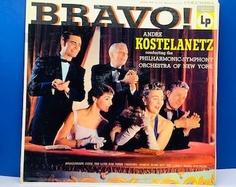 VINYL RECORD VINTAGE 33 rpm music album lp vtg with cover sleeve mcm 12 inch 12" Andre Kostelanetz philharmonic symphony orchestra
