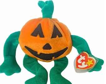 Beanie Babies Halloween plush bean bag stuffed animal Halloween Pumkin Pumpkin