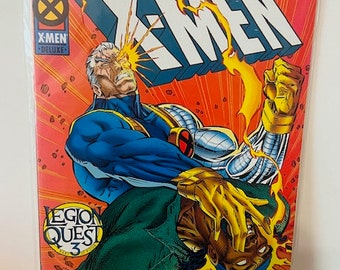 De griezelige X-Men #321 Comic Book Marvel Vtg 1995 Deluxe Cable Legion Quest AC4
