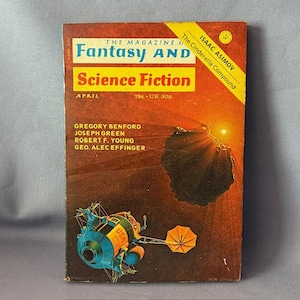 Vintage Science Fiction Fantasy Paperback Book Magazine Sci Fi Asteroid 1973