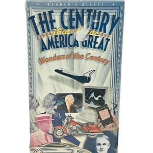 Century Made America VHS tape vtg NEW Sealed Wonders Space Shuttle Wizard Oz 1996