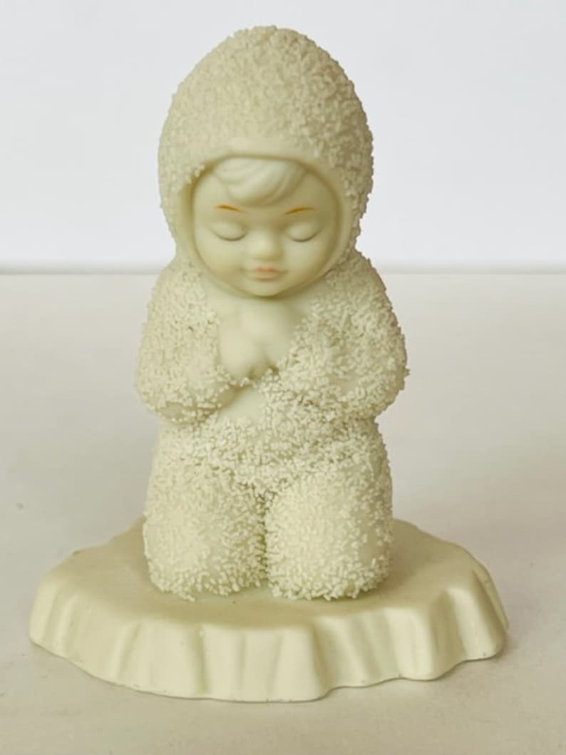 Snowbabies Department 56 Figurine Christmas Snow Babies Vtg Etsy