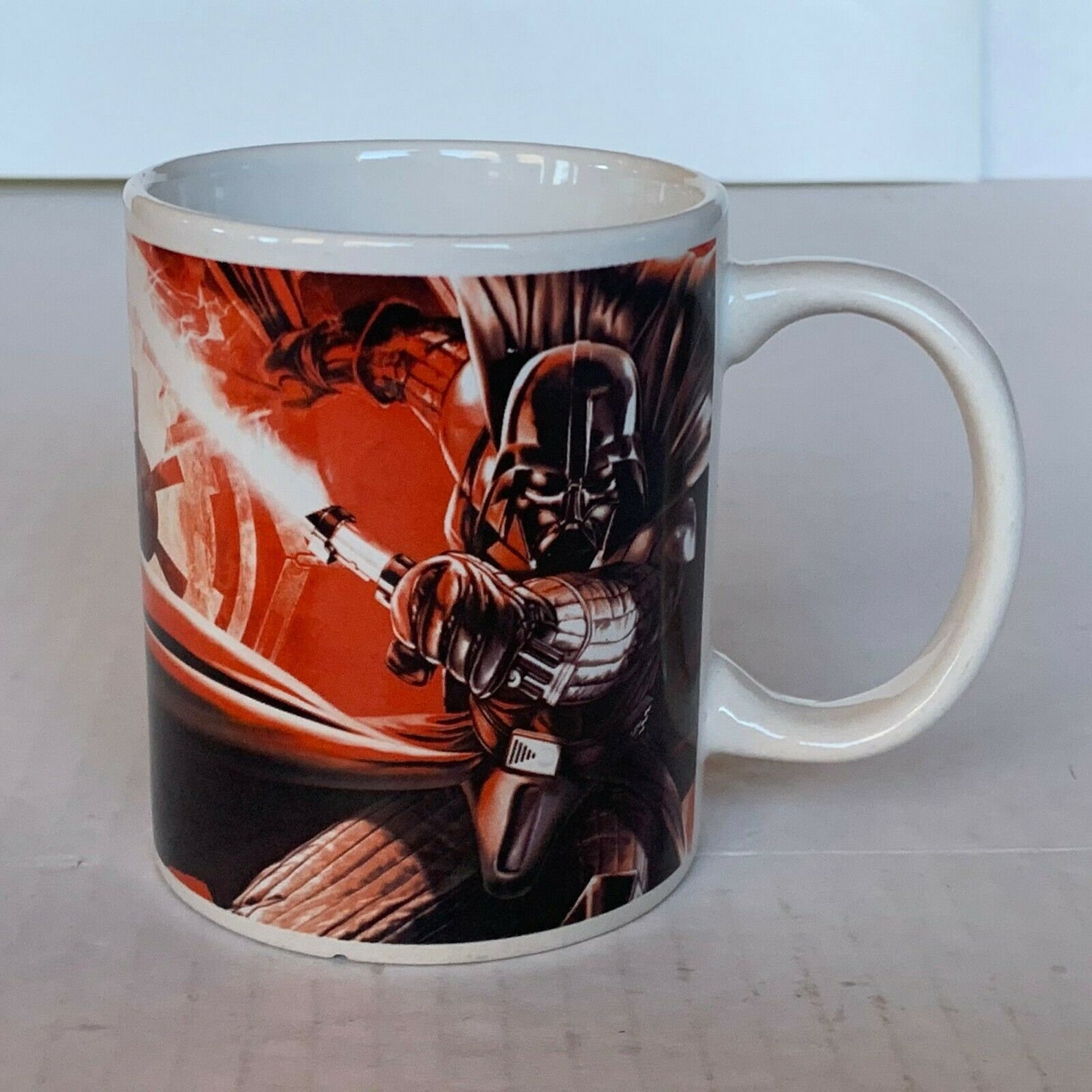 Star Wars Coffee Mug Cup Galerie Return Jedi Darth Vader Etsy