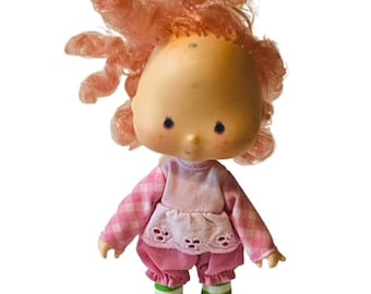 Bambola giocattolo Strawberry Shortcake Figura 1979 American Greetings Vtg Lampone Tart BMC4