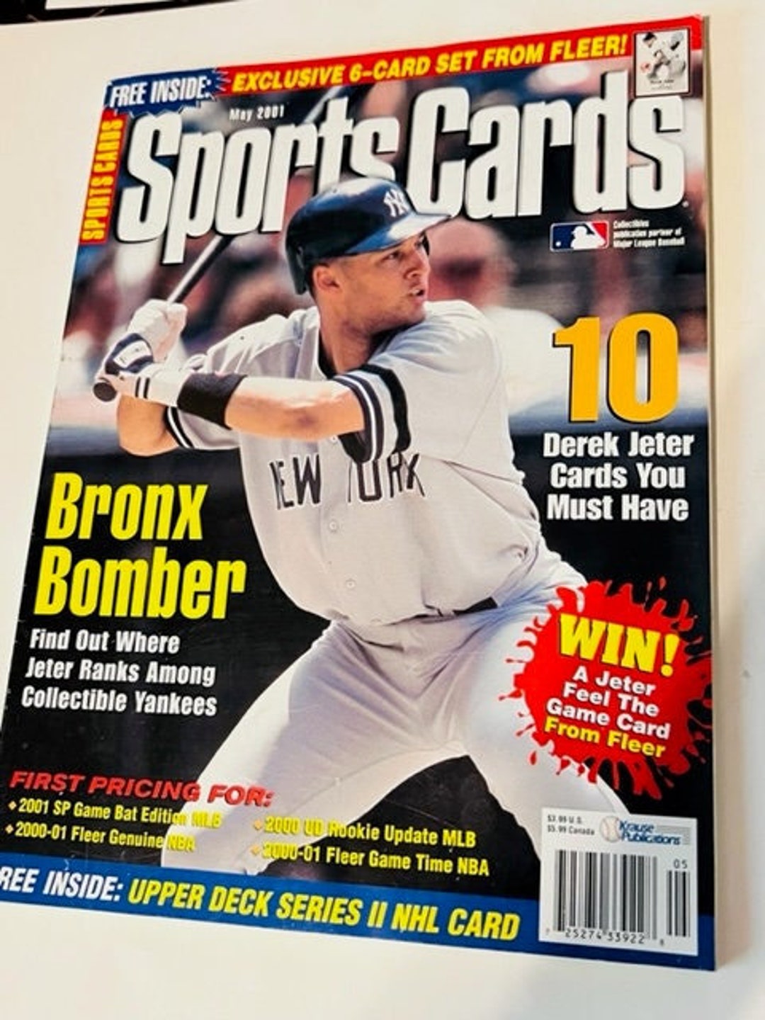 Fleer Sports Card Magazine Monthly Price Guide Baseball Derek 