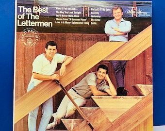 VINYL RECORD VINTAGE 33 rpm music album lp vtg with cover sleeve mcm 12 inch 12" Best of Lettermen letter men