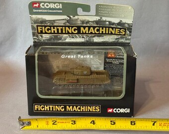 Vintage Corgi Diecast Model Tank Fighting Machines 2004 Box Great