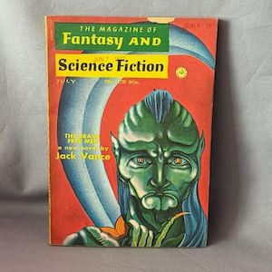 Vintage sciencefiction fantasy paperback boek tijdschrift Sci Fi Space 1972 Alien