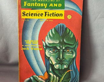 Vintage sciencefiction fantasy paperback boek tijdschrift Sci Fi Space 1972 Alien