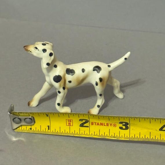 ヴィンテージ ダルメシアン 置物 子犬 ファインボーンチャイナ
