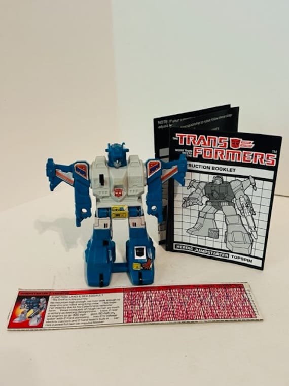 Topspin Transformers Takara Figure Hasbro Takara G1 Vtg 1984