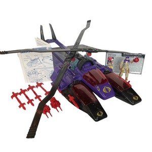 Mamba Gyro Viper Helicopter 1987 Gi Joe Cobra ARAH Figure Hasbro COMPLETE toy