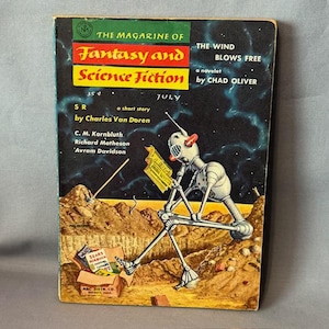 Vintage sciencefiction fantasy paperback boek sci-fi ufo ruimte 1957 SR robot