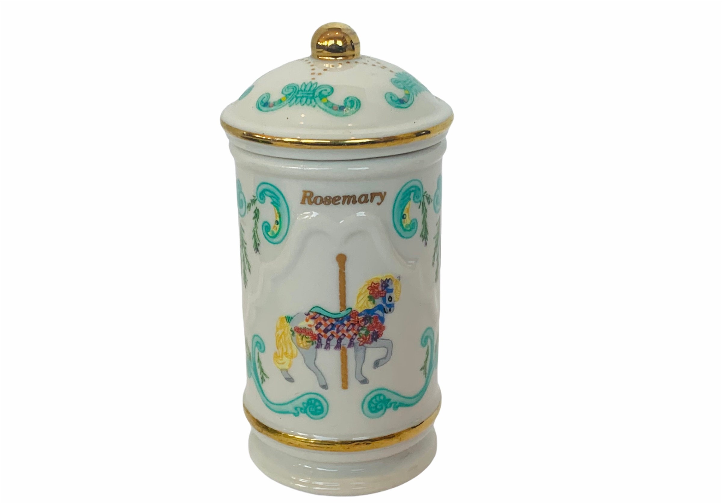 LENOX SPICE CAROUSEL 1993 Jar Container Rack Storage Fine Etsy UK
