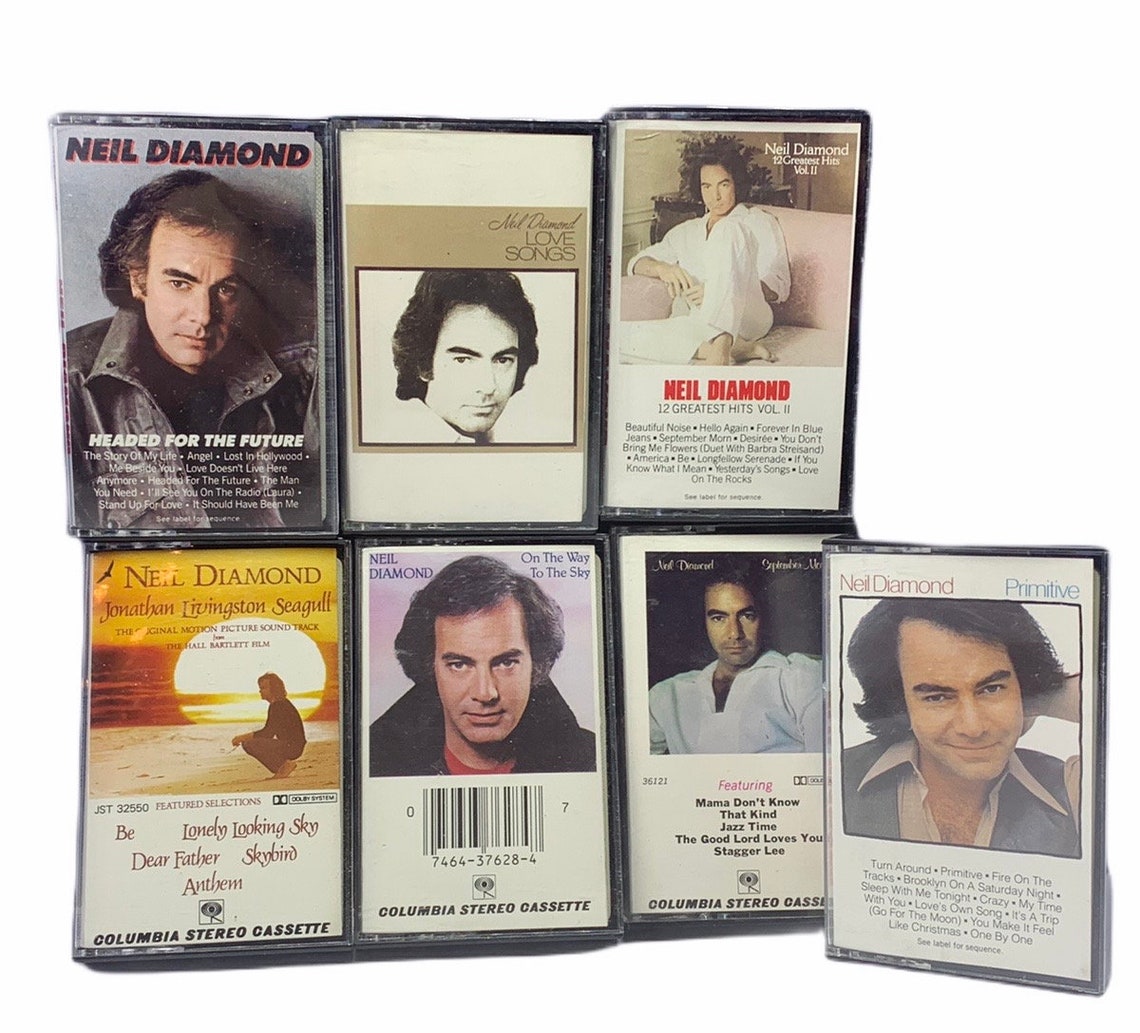 Cassette tapes music songs album hits vtg set mix lot 7 Etsy