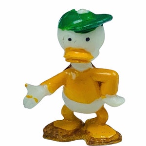 LOUIS MARX DISNEYKINS 1960s vintage walt disney tinykins miniature plastic figure toy collectible Donald Duck Louie