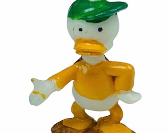 LOUIS MARX DISNEYKINS 1960s vintage walt disney tinykins miniature plastic figure toy collectible Donald Duck Louie