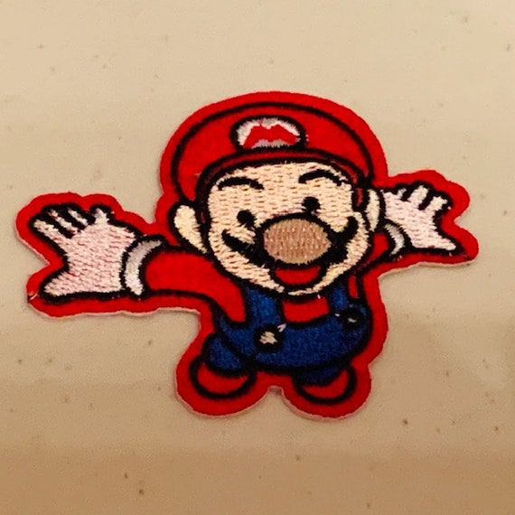SUPER MARIO BROS patch to sew on jacket vintage r… - image 3