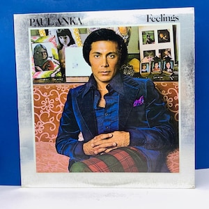 VINYL RECORD VINTAGE 33 rpm music album lp vtg with cover sleeve mcm 12 inch 12&quot; Paul Anka Anytime