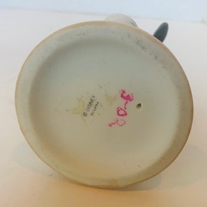 May include: White ceramic figurine of a cartoon character with a black hat and a white base. The base has the text "&copy; DISNEY Sri Lanka" printed on it.