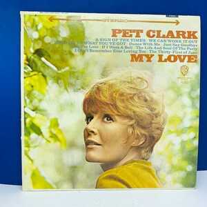 VINYL RECORD VINTAGE 33 rpm album de musique lp vtg pochette mcm 12 pouces 12" Pet Clark My Love