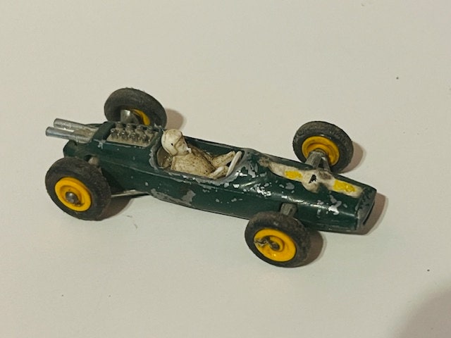Matchbox Car Lesney RARE Match Box Vtg England Lotus Green Race
