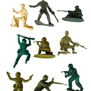Jouet soldat vtg figure militaire armée hommes mpc me marx plastique LOT ww1 ww2 usa S8