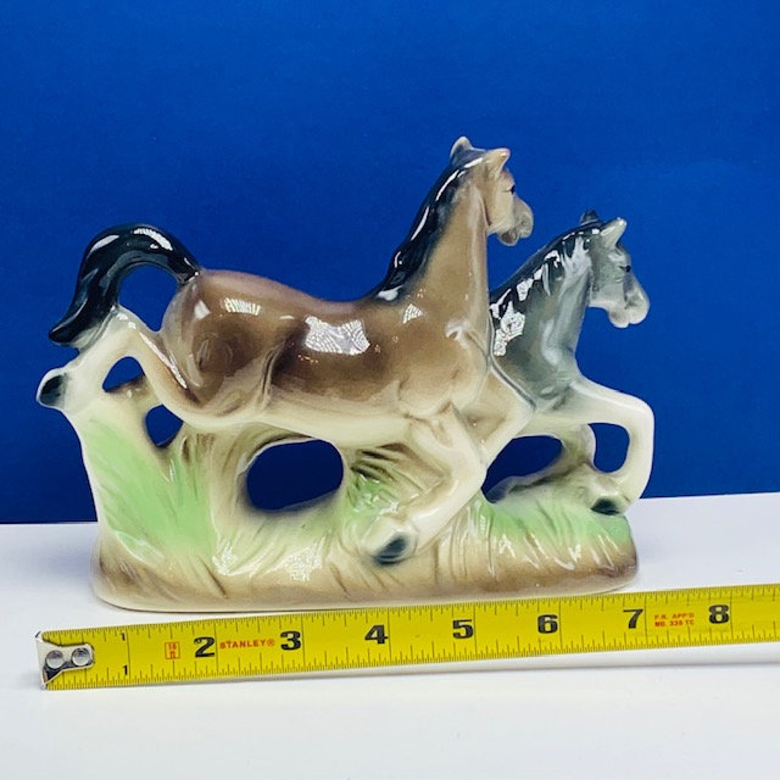 HORSE FIGURINE SCULPTURE Vintage Statue Decor Vtg Mcm Mare Etsy