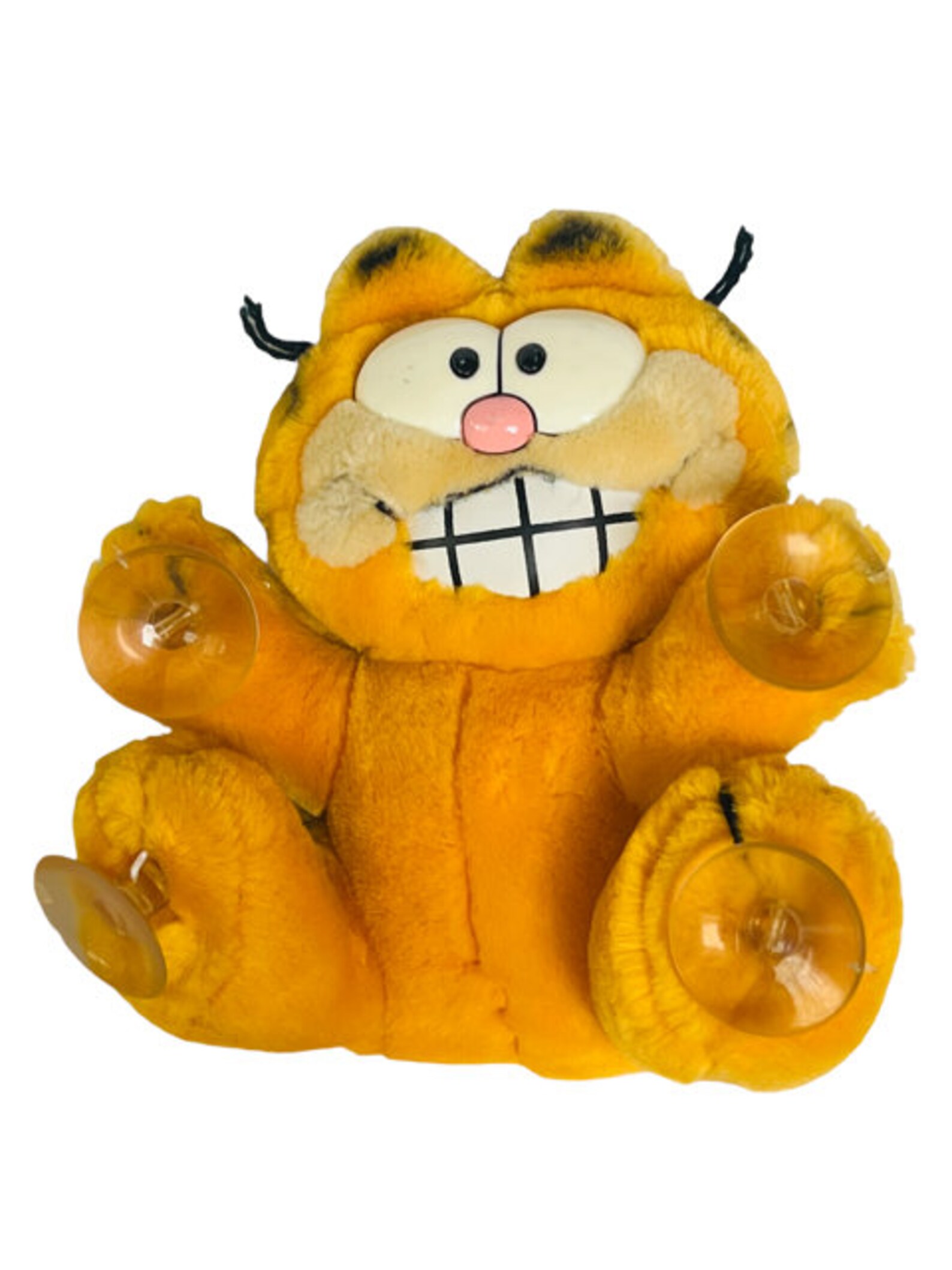 Garfield Plush Stuffed Animal Toy 1981 Dakin Car Window Etsy