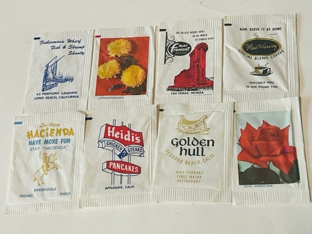 Sugar Packet Ephemera Advertising Ad 1960 California Spreckels Hotel Heidi  SZ4