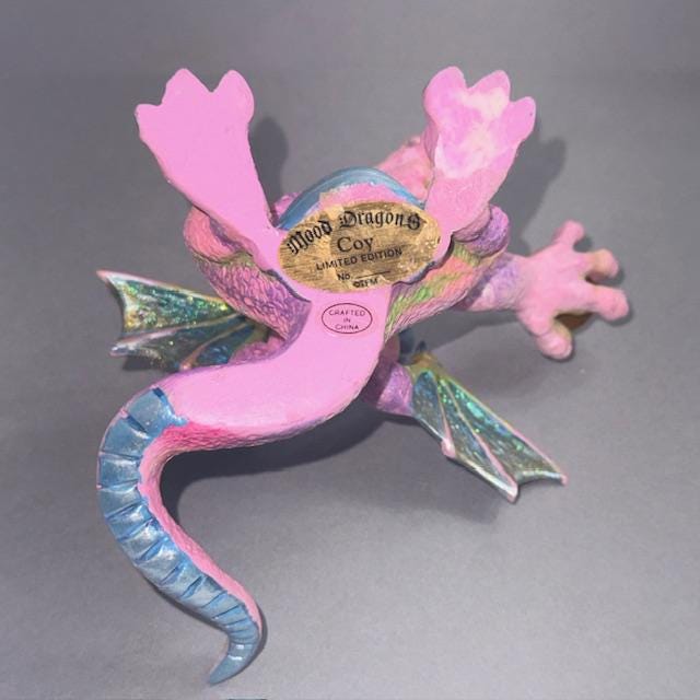Vintage Franklin Mint Mood Dragon Figurine Birthstone