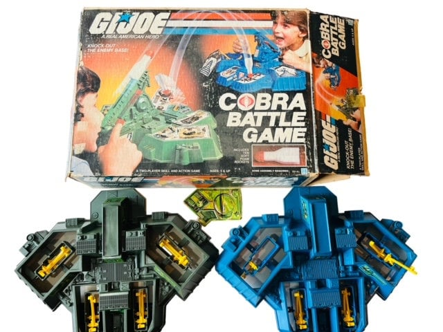 Battle Game 1982 Gi Joe Cobra ARAH Figure Hasbro COMPLETE Box RARE