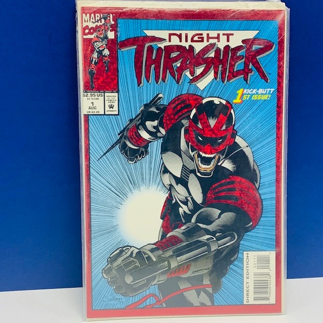 MARVEL COMIC BOOK 1993 Night Thrasher #1 First Issue 1st Saltares