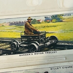 Tarjeta de ferrocarril Tren Equipo ferroviario 1938 HO WD Wills Imperial Motor Trolley 41