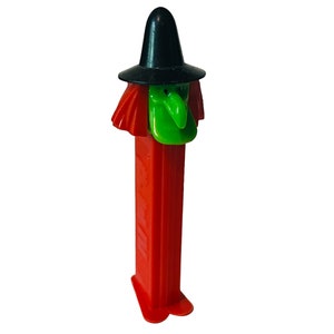 Pez Dispenser vtg Figure Halloween antique Wicked Witch Austria cauldron salem