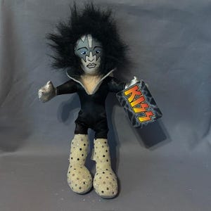 Vintage Kiss Plush Heavy Metal Stuffed Animal Figure Toy Works Ace Frehley NWT