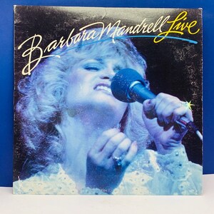 VINYL RECORD VINTAGE 33 rpm music album lp vtg with cover sleeve mcm 12 inch 12&quot; Barbara Mandrell Live