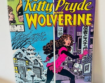 Kitty Pryde and Wolverine #1 Comic Book Book Book Book Marvel Vtg 1984 X-Men Limitierte Serie