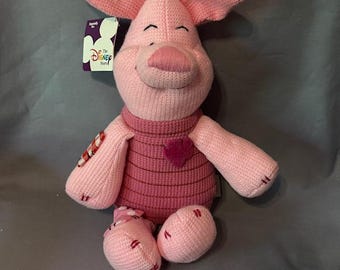 レア　レトロ　ディズニーストア　くまのプーさん ピクレッド　ぬいぐるみ ディズニーストア ピグレット ぬいぐるみ くまのプーさん 新品未使用
