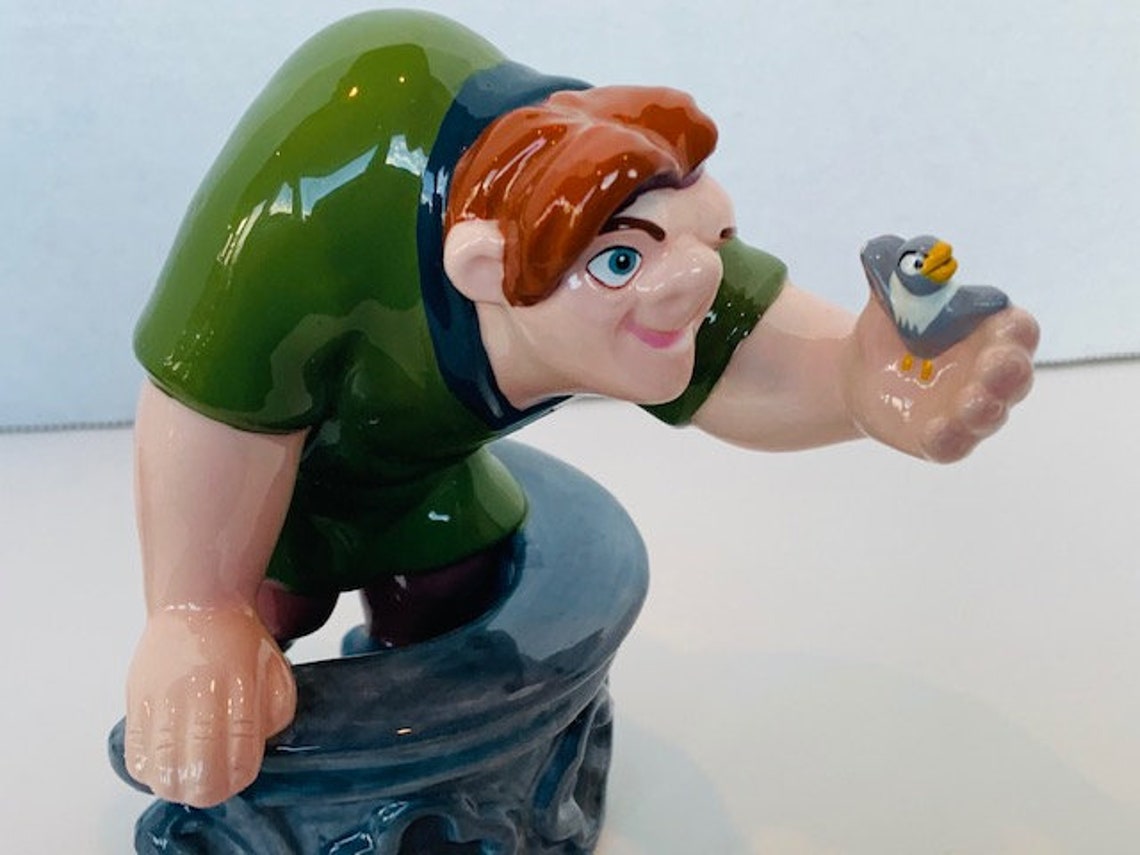 WALT DISNEY FIGURINE Vintage Ceramic Miniature Sculpture Decor Etsy