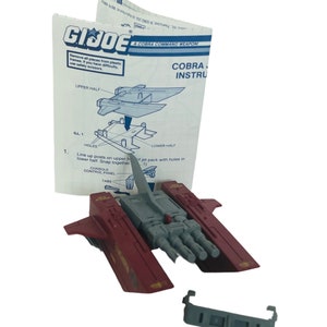Jet Pack 1987 Gi Joe Cobra ARAH Figure Hasbro COMPLETE toy instructions destro